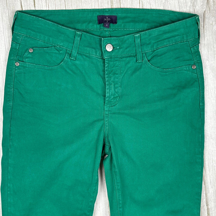 NYDJ Fitted 'Ankle' Jeans in Emerald -Size 2 US or suit 8 AU