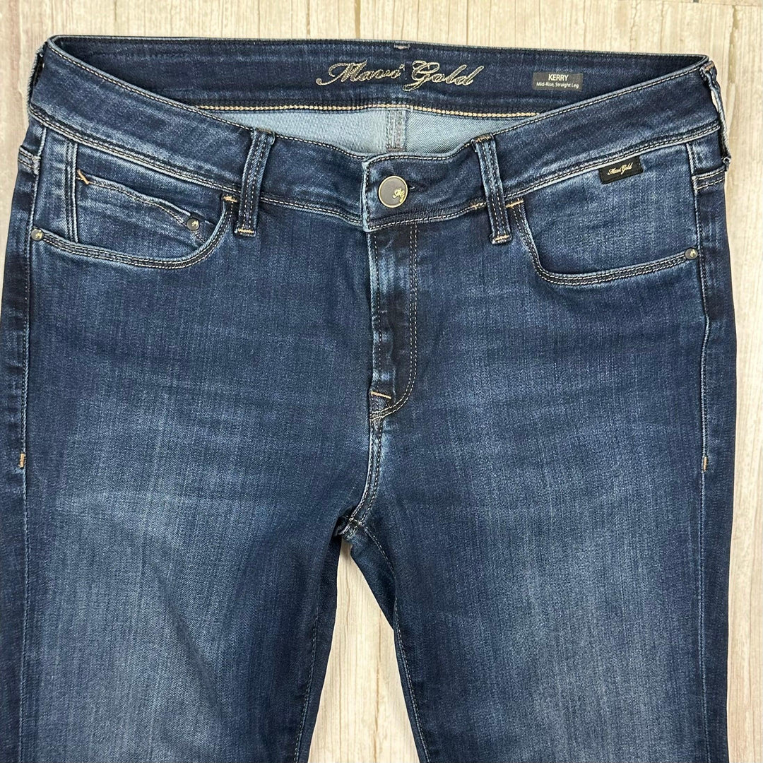 Mavi Gold 'Kerry' Ladies Mid Straight Denim Jeans -Size 32/32