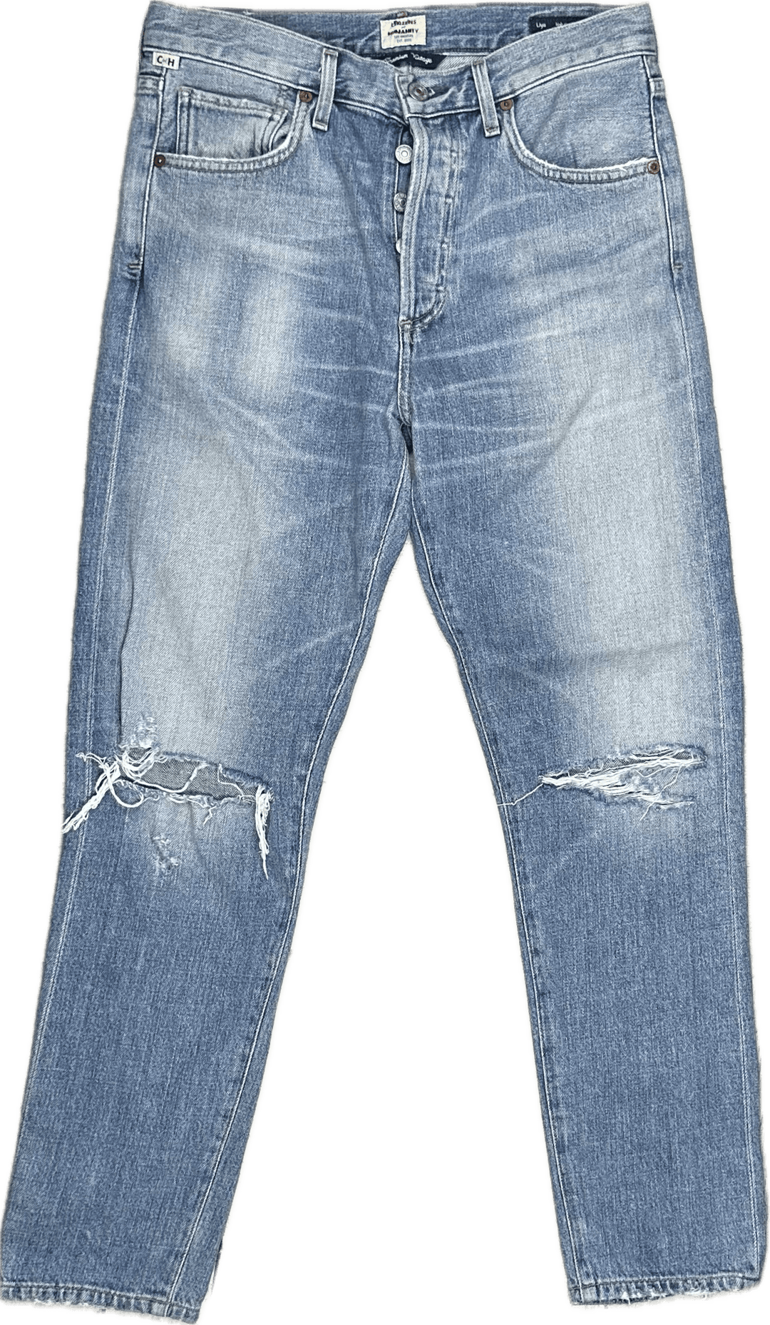 Citizens of Humanity 'Liya' High Rise Classic Crop Jeans - Size 26