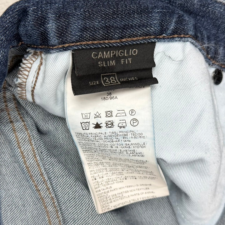 Brioni Italy Mens Slim Straight 'Campiglio' Stretch Jeans - Size 36S