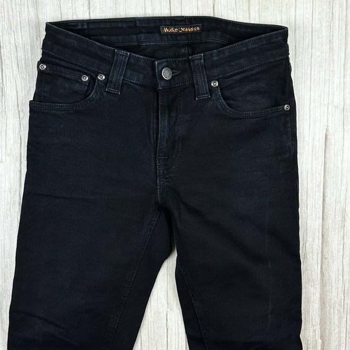 Nudie 'Skinny Sam' Black Black Denim Jeans- Size 26/30