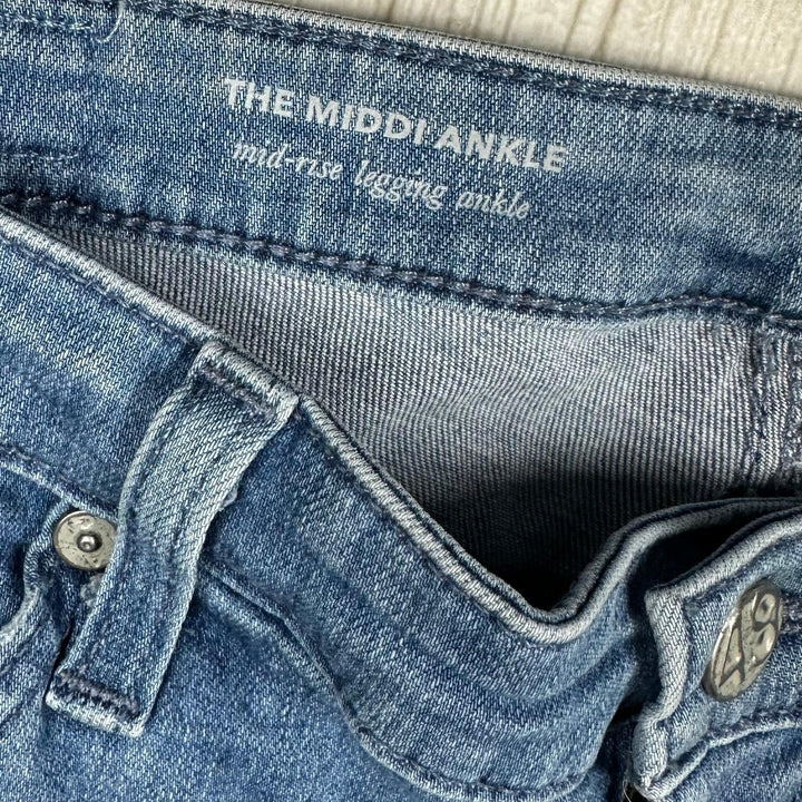 AG Adriano Goldschmied 'The Middi Ankle' Stretch Jeans- Size 30R