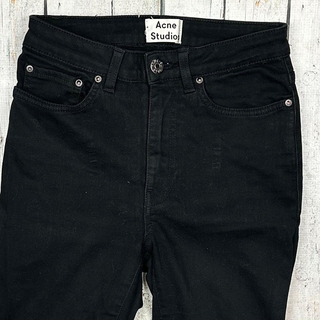 Acne Studios 'Pin Black' Skinny Ladies Jeans - Size 26/32 - Jean Pool