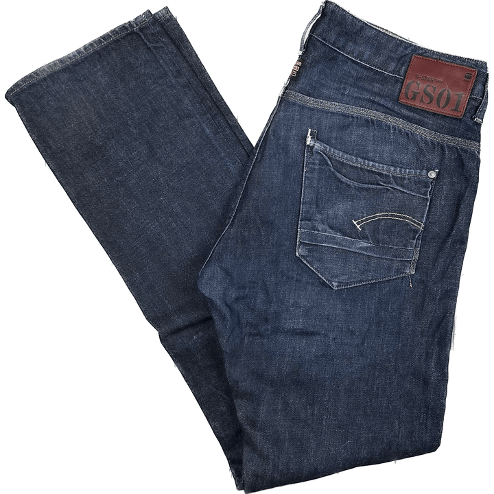 G Star RAW Mens 'New Radar Slim DT' Jeans -Size 36/36 - Jean Pool