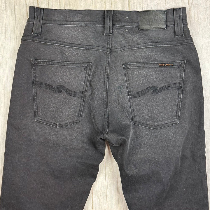 Nudie Jeans Co. 'Grim Tim' Broken Black Wash Organic Jeans - Size 33/32
