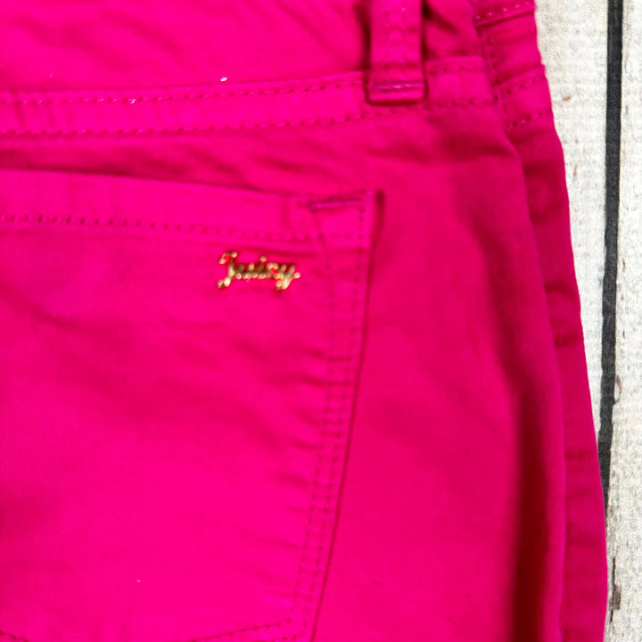 Juicy Couture Hot Pink Stud Pocket Jeans - Size 12 - Jean Pool