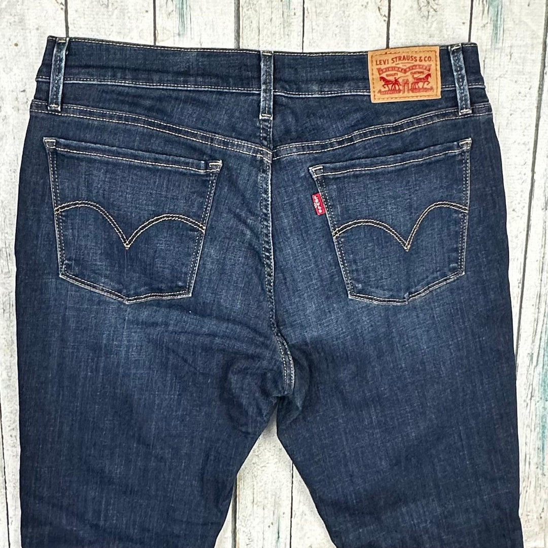 Levis 710 Super Skinny Mid Rise Denim Jeans - Size 32 - Jean Pool