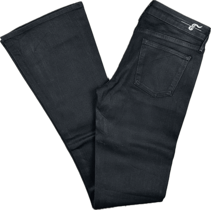 NEW- Earnest Sewn "Newport .495" Micro Flare Jeans - Size 28 - Jean Pool