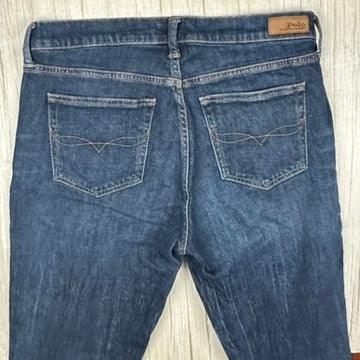 Polo Ralph Lauren Embroidered 'Chrystie' Kick Flare Crop Jeans - Size 30