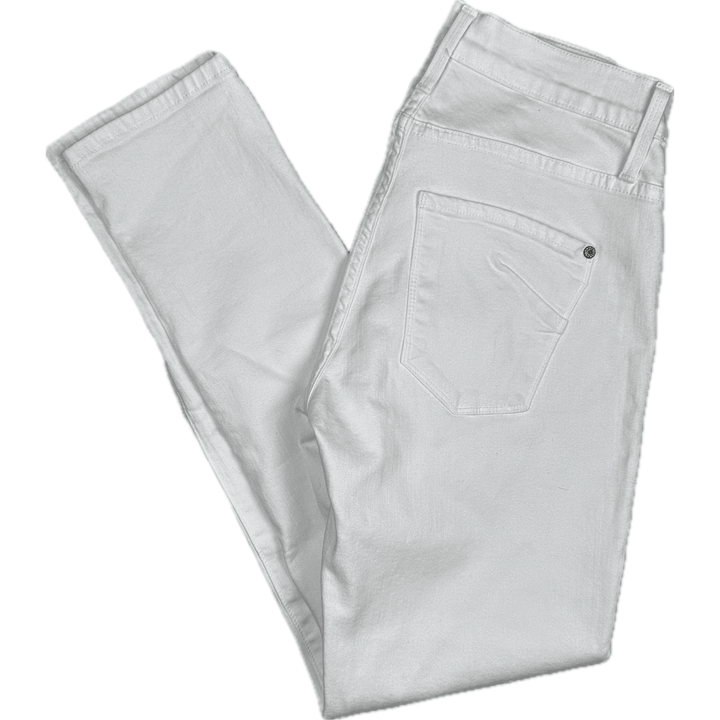 James Jeans White 'High Class Edition' Stretch Denim Jeans -Size 31 - Jean Pool