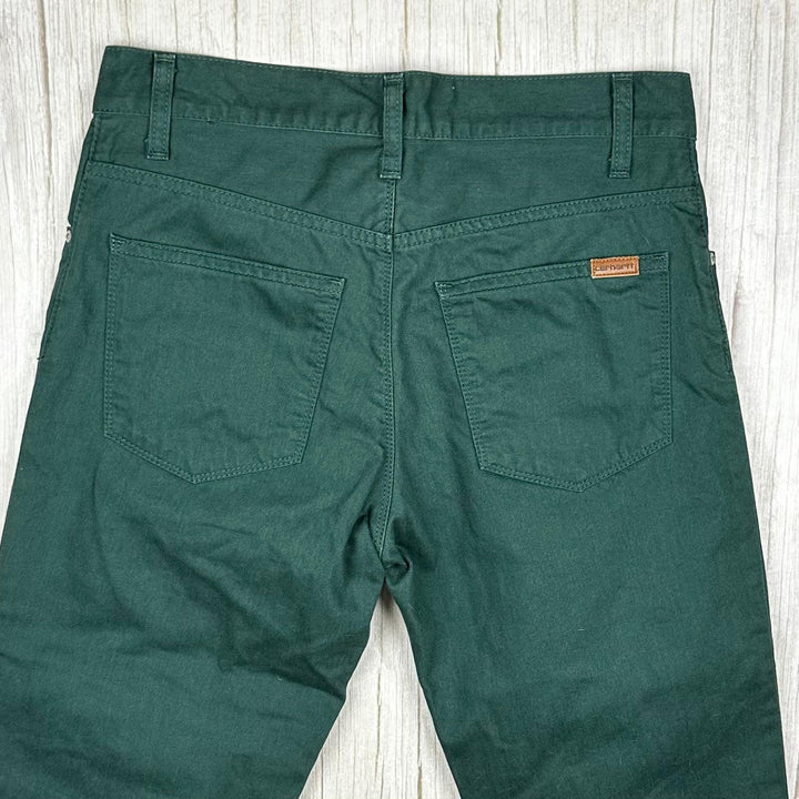 Carhartt Mens Green 'Ziggy' Jeans - Size 30/32