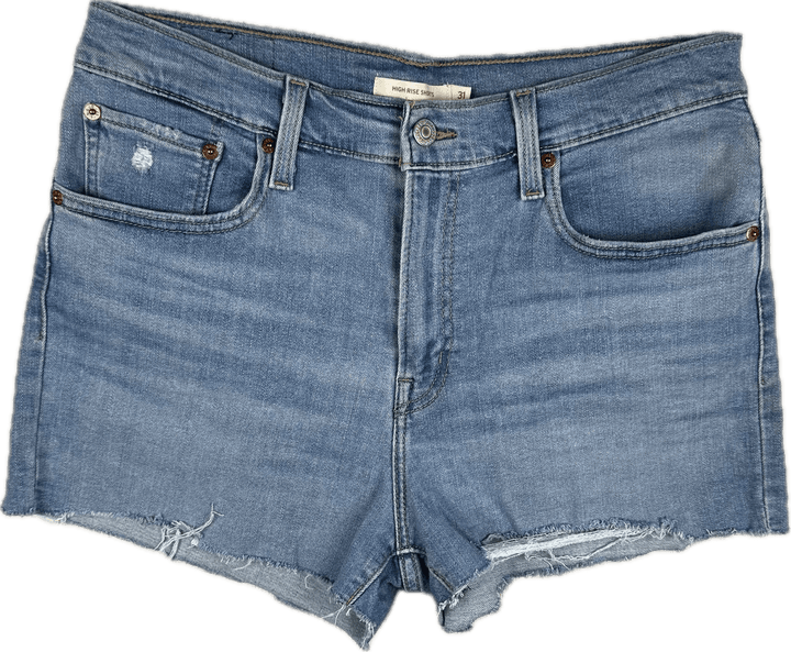 Levis Ladies High Rise Shorts  - Size 31