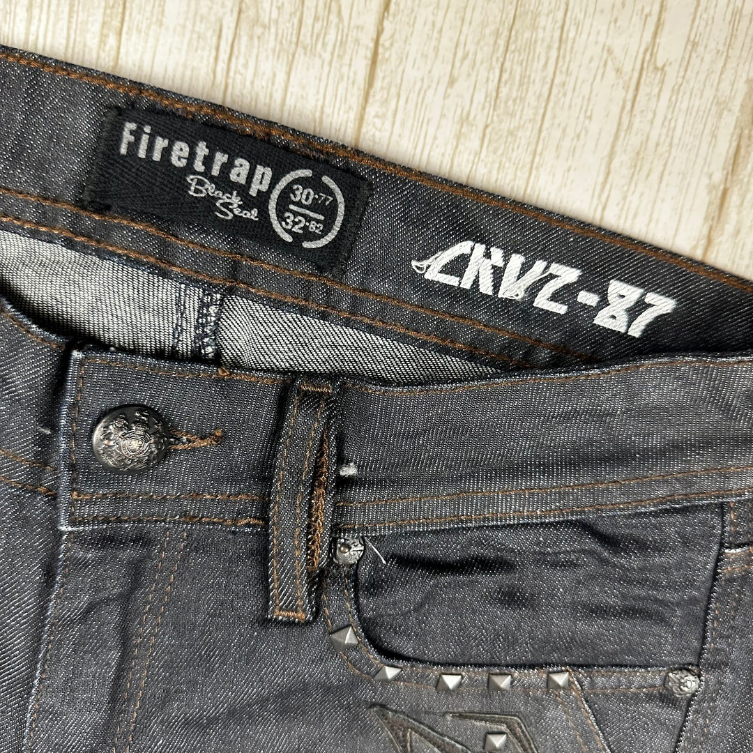 NEW - Y2K Firetrap 'Cruz 87' Low Flare Jeans - Size 30/32