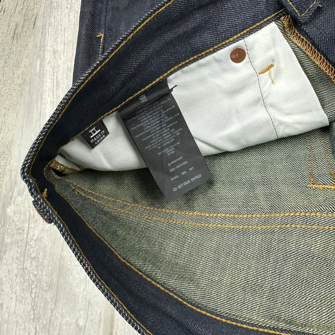 G Star RAW Mens 3301 Tapered Jeans -Size 36/32