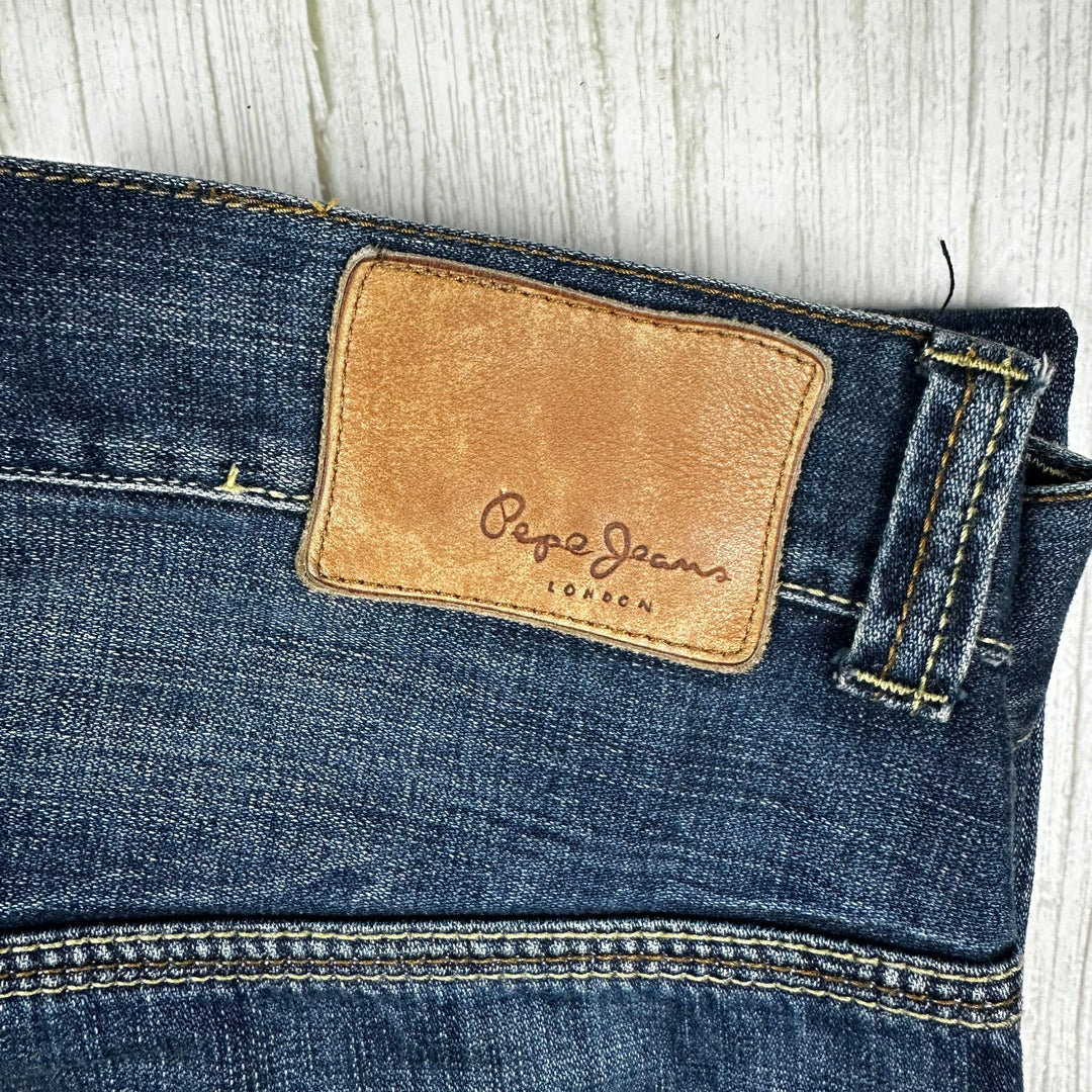 Pepe London- Mens Relaxed Low Rise Jeans- Suit Size 33