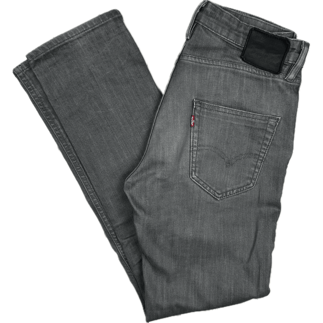 Levis Mens Grey Jeans Skinny Jeans- Size 30/32 - Jean Pool