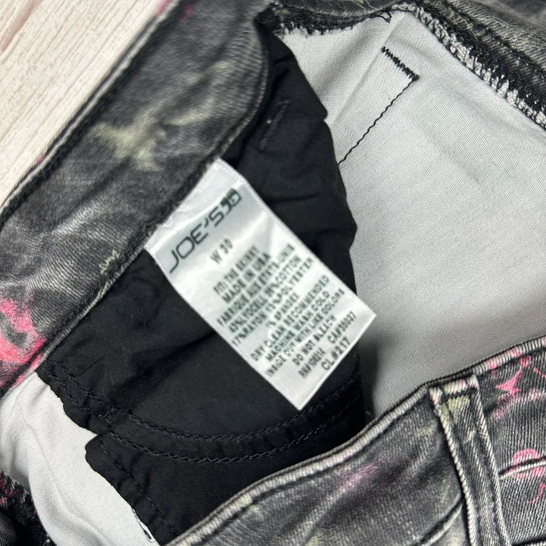 Joes Jeans USA Electric Floral Print Skinny Jeans Size- 30