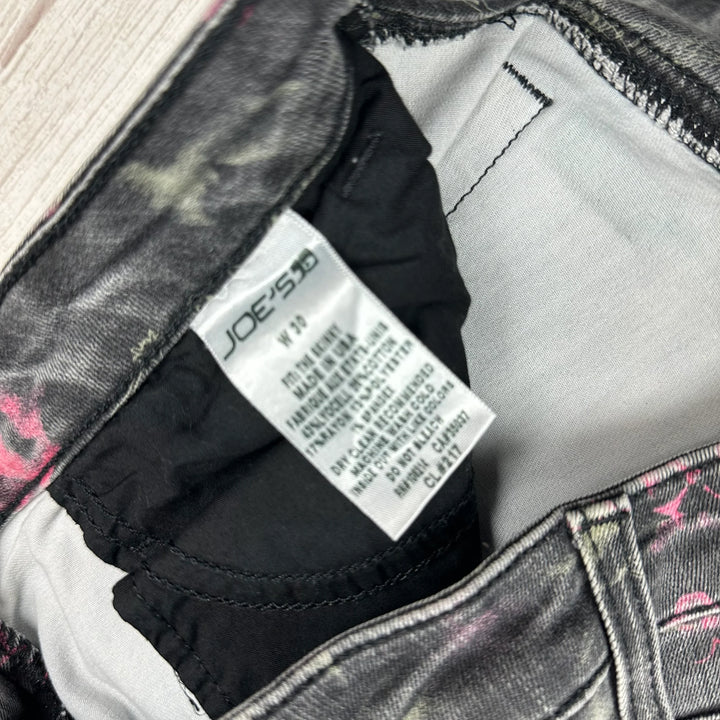 Joes Jeans USA Electric Floral Print Skinny Jeans Size- 30