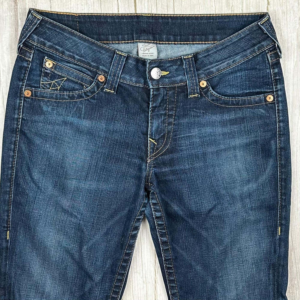 True Religion 'Julie' Crystal Button Skinny Jeans- Size 31