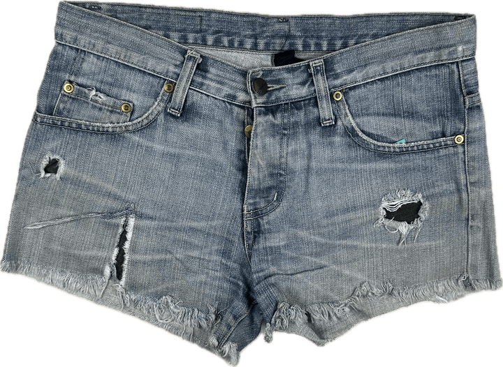 Nobody Distressed Denim Shorts - Size 26 or 8AU