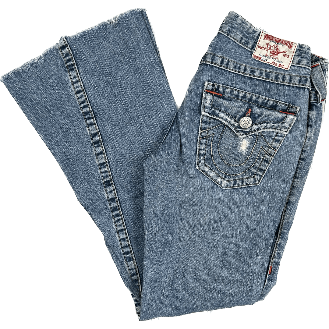 True Religion USA Made 'Joey' Boot Flare Jeans- Size 27 - Jean Pool