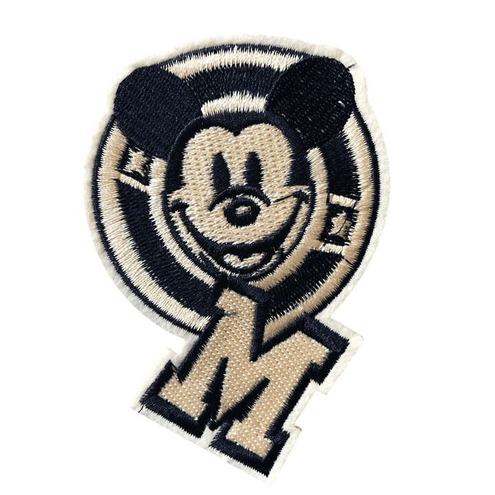 Mickey M- Embroidered Cloth Patch