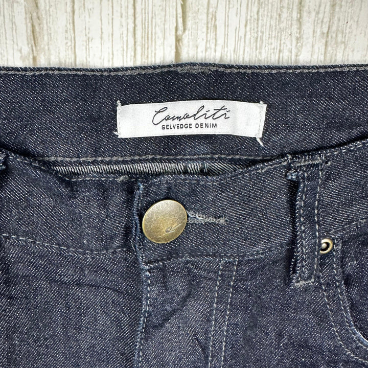 Comoditi Selvedge Stretch Mens Slim Denim Jeans - Size 32/34