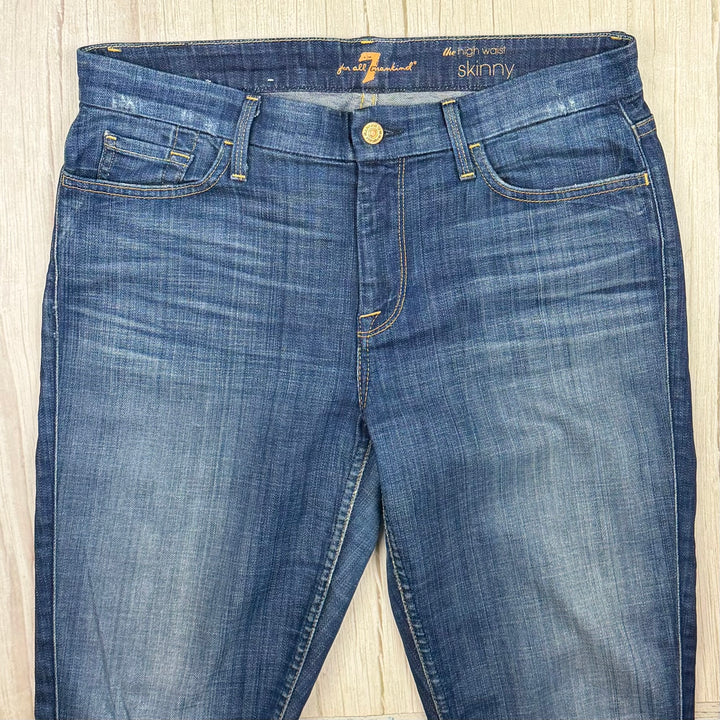7 for all Mankind 'The High Waist Skinny' Jeans Size- 30