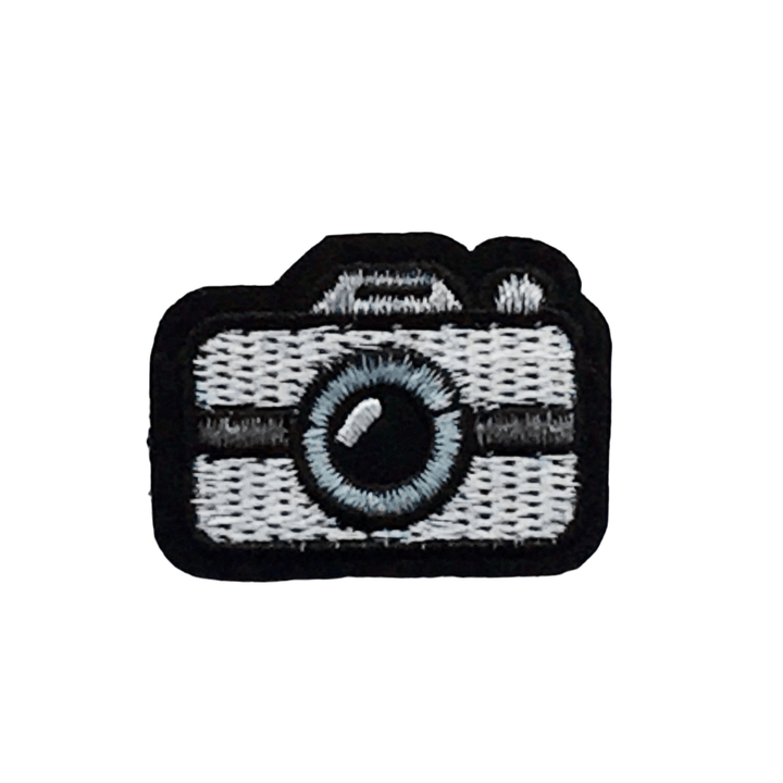 Mini Camera- Embroidered Cloth Patch