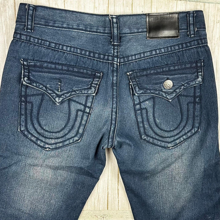 True Religion  Mens 'Straight' Flap Pocket Jeans - Size 36