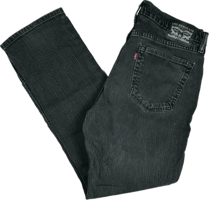 Levis Mens Black Classic Fit Jeans - Size 34/32