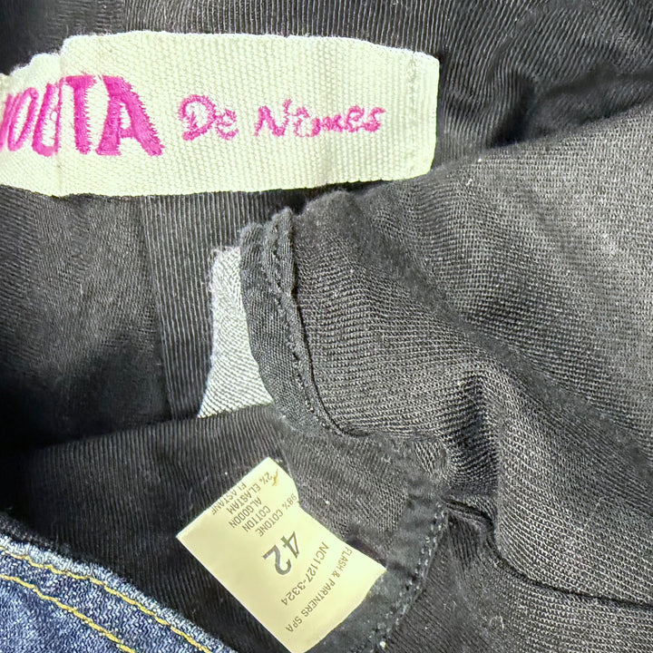Nolita De Nimes Y2K High Corset Waist Denim Skirt - Size 10