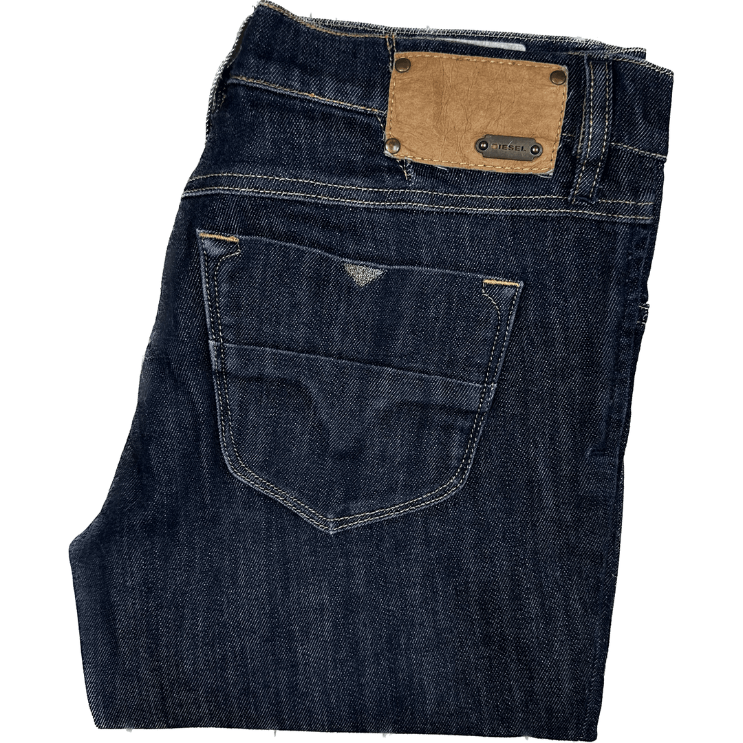 Diesel 'Livy' Dark Wash Slim Straight Jeans Size - 32S - Jean Pool