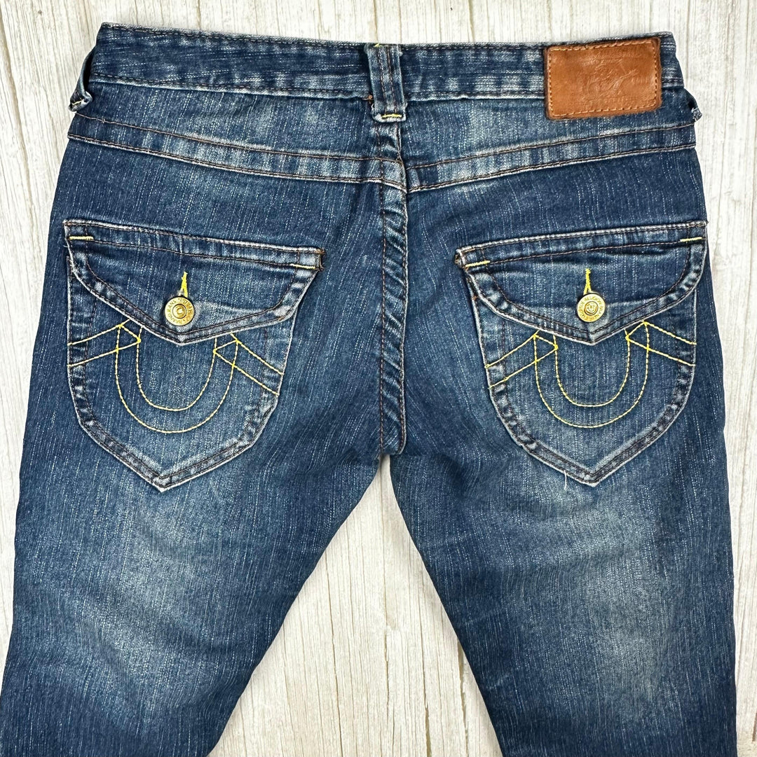 True Religion 'Billy' Low Rise  Straight Jeans- Size 26