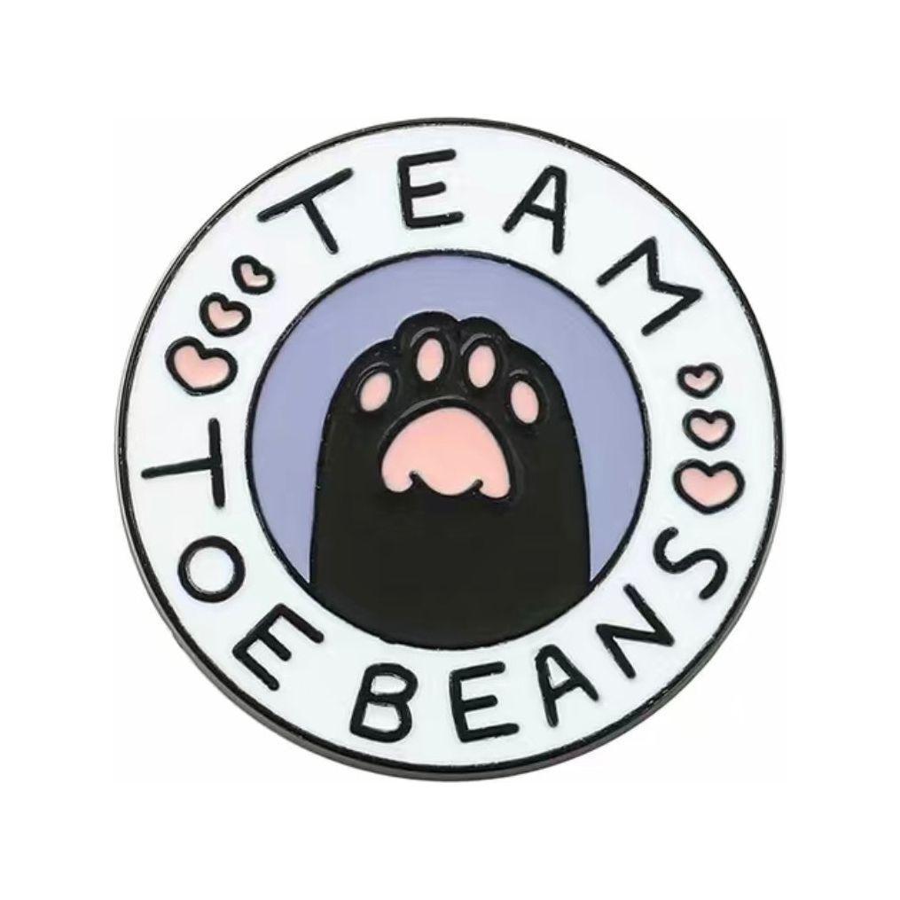 Team Toe Beans- Enamel Pin - Jean Pool