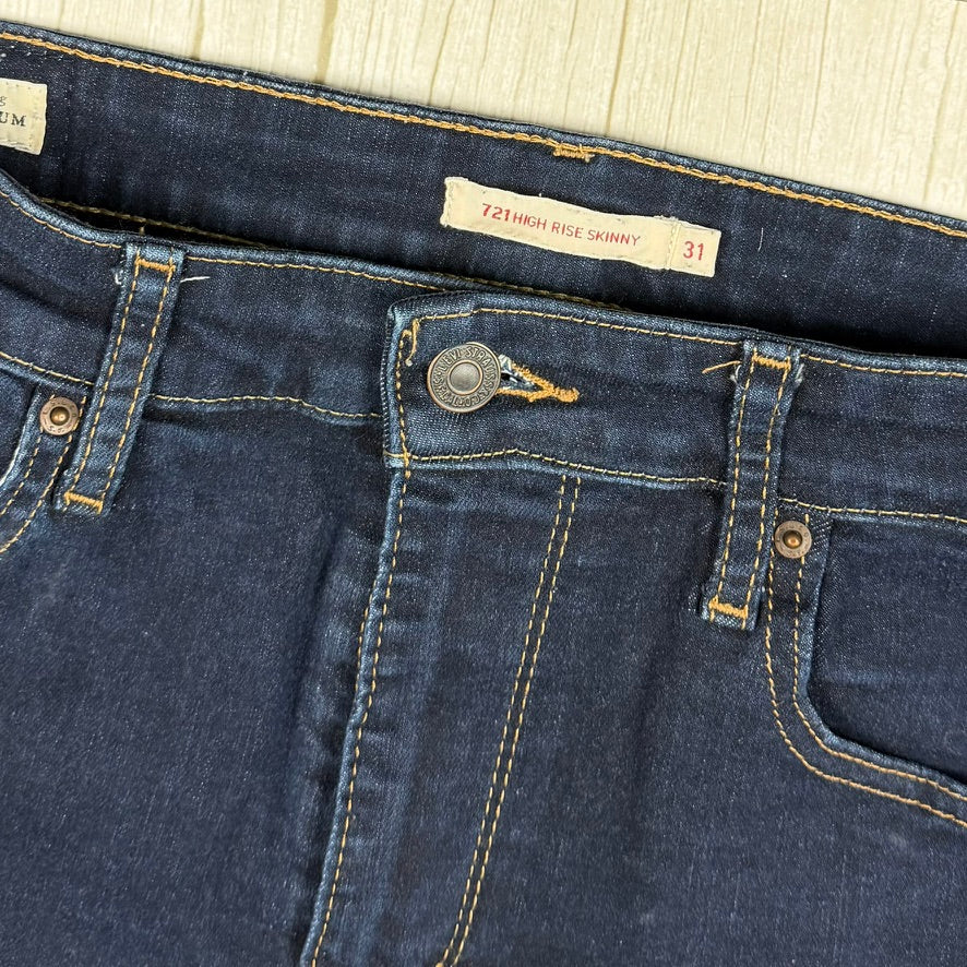 Levis Ladies '721 High Rise Skinny' Jeans - Size 31