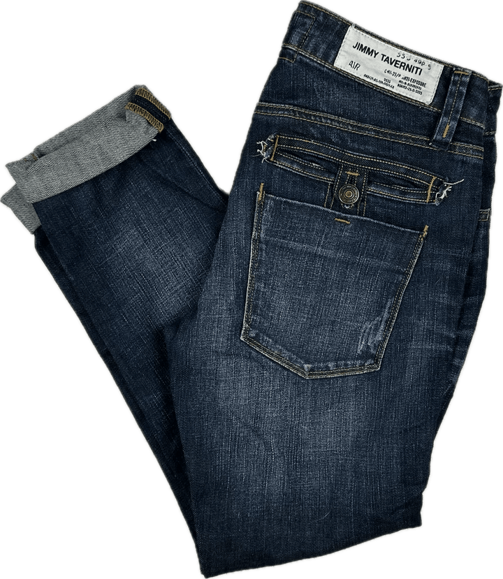 Tavertini Italy Low Rise Boyfriend Jeans - Size 27 - Jean Pool