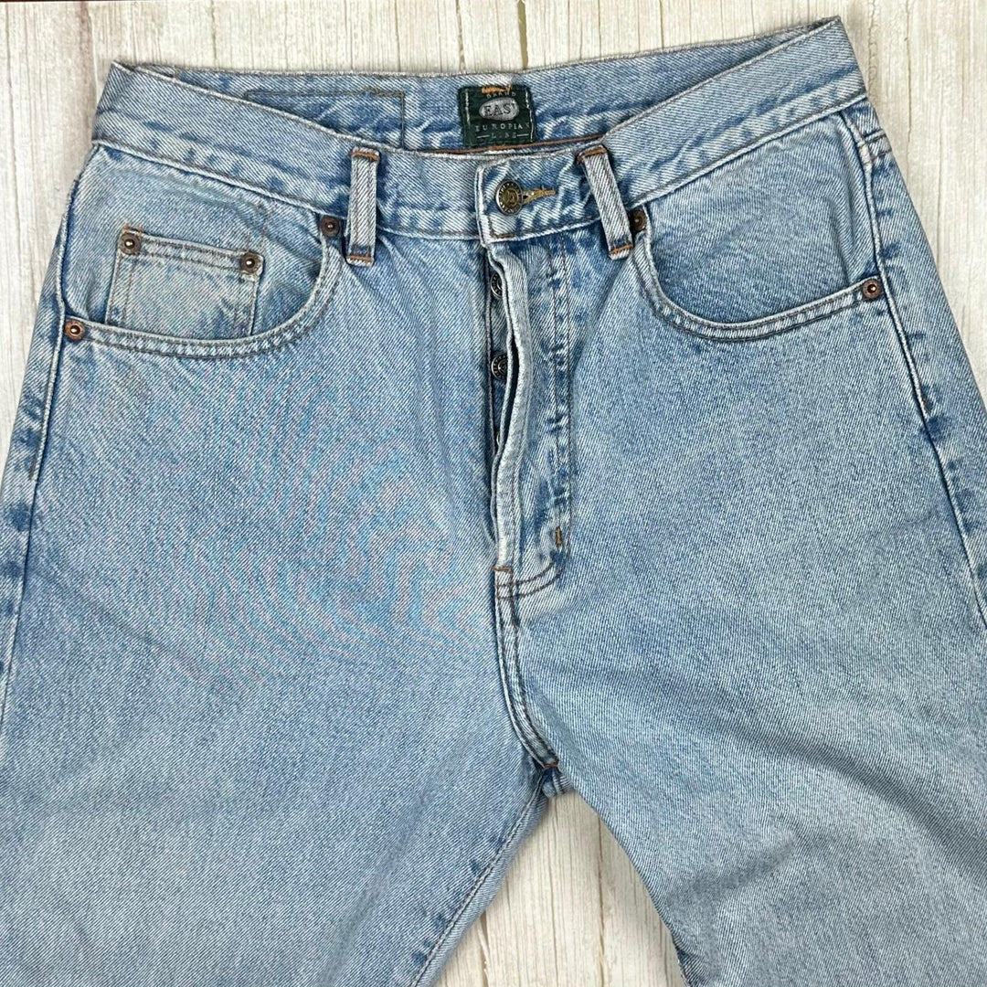 Easy 'Leo' Vintage 90's Straight Button Fly Jeans- Size 30