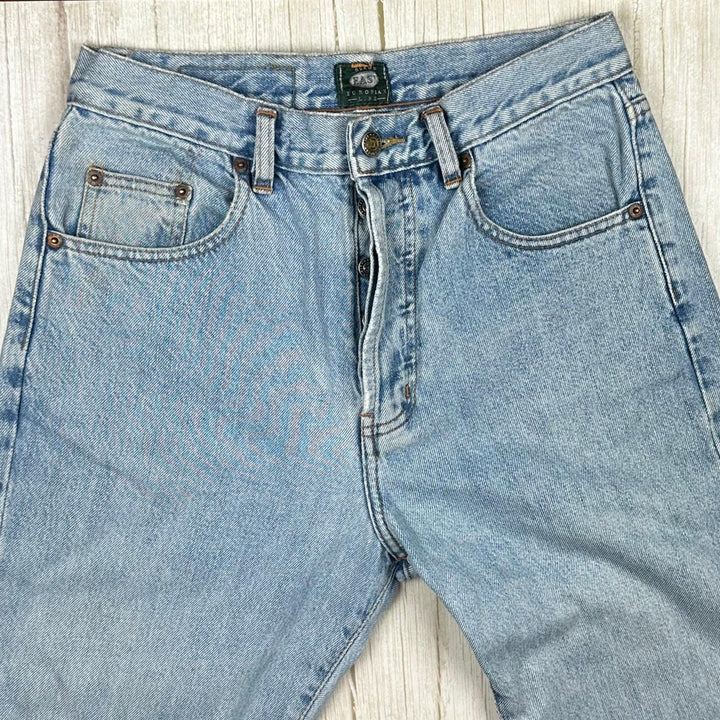 Easy 'Leo' Vintage 90's Straight Button Fly Jeans- Size 30