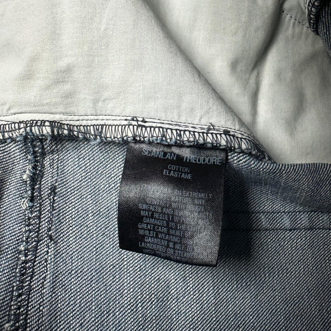 Scanlan & Theodore  High Rise Crop Flare Jeans- Size 10