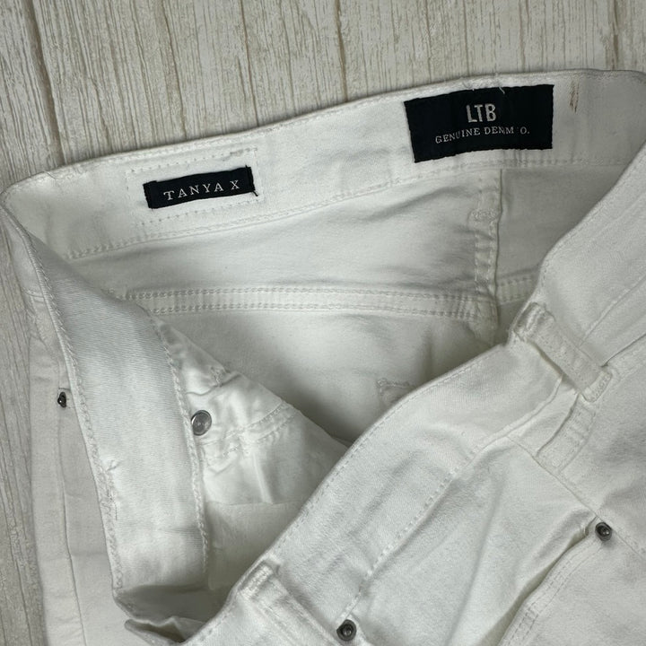 LTB Ladies White 'Tanya X' Mid Rise Skinny Jeans -Size 29