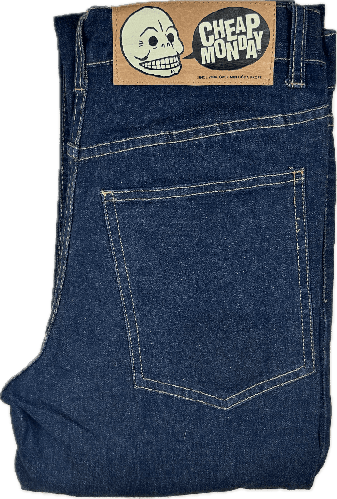 Cheap Monday 'Tight Very Stretch One Wash' Skinny Jeans - Size 32/34 - Jean Pool