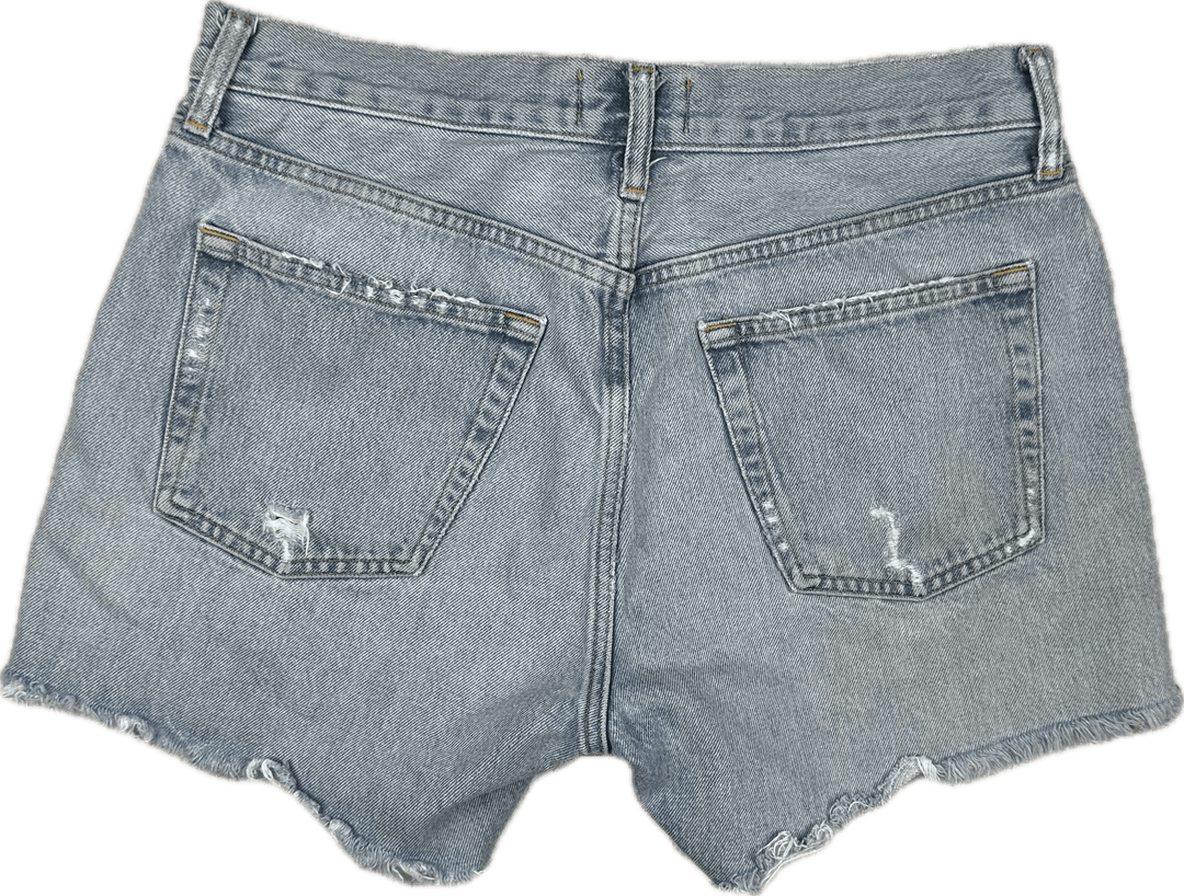 AGOLDE 'Parker Long' Boyfriend Denim Shorts- Size 28