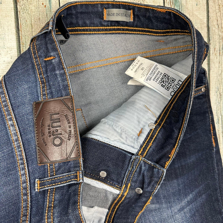 Liu-Jo Uomo Italy Mens Slim 'Frankdark' Jeans - Size 36 - Jean Pool