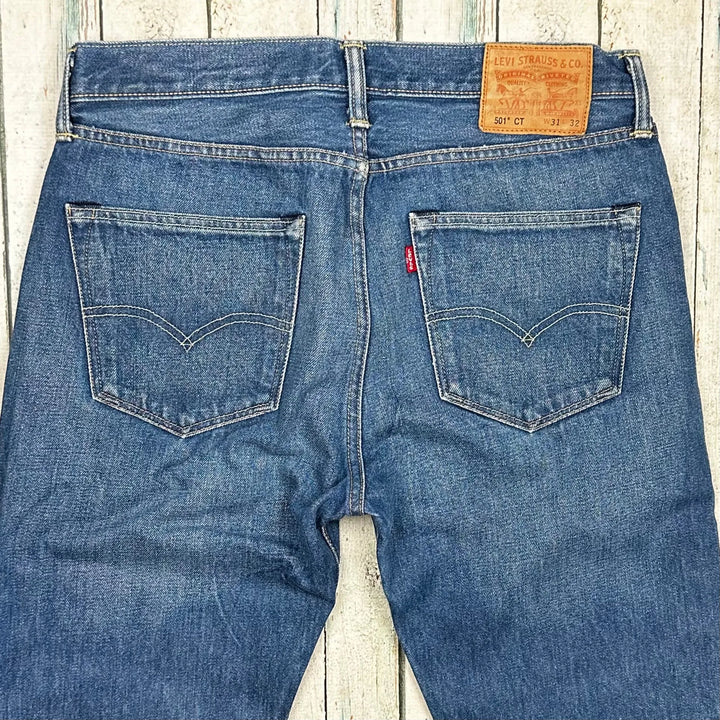 Levis 501 CT Mens Denim Jeans - Size 31/32 - Jean Pool