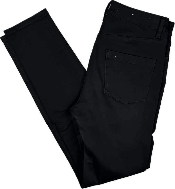 Country Road Black  Mid Rise Tapered Skinny Jeans -Size 8