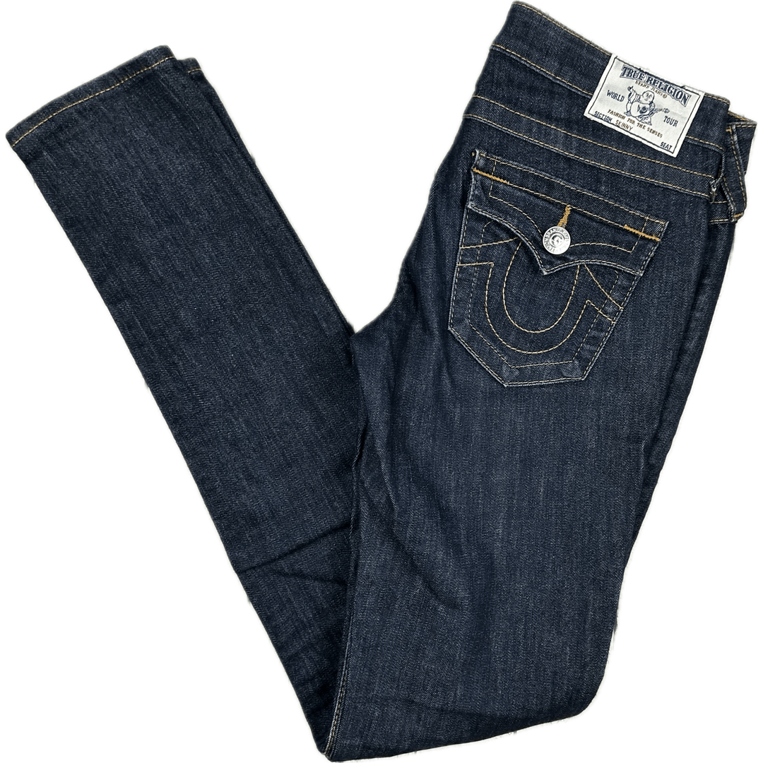 True Religion 'Skinny' Flap Pocket Jeans- Size 27 - Jean Pool