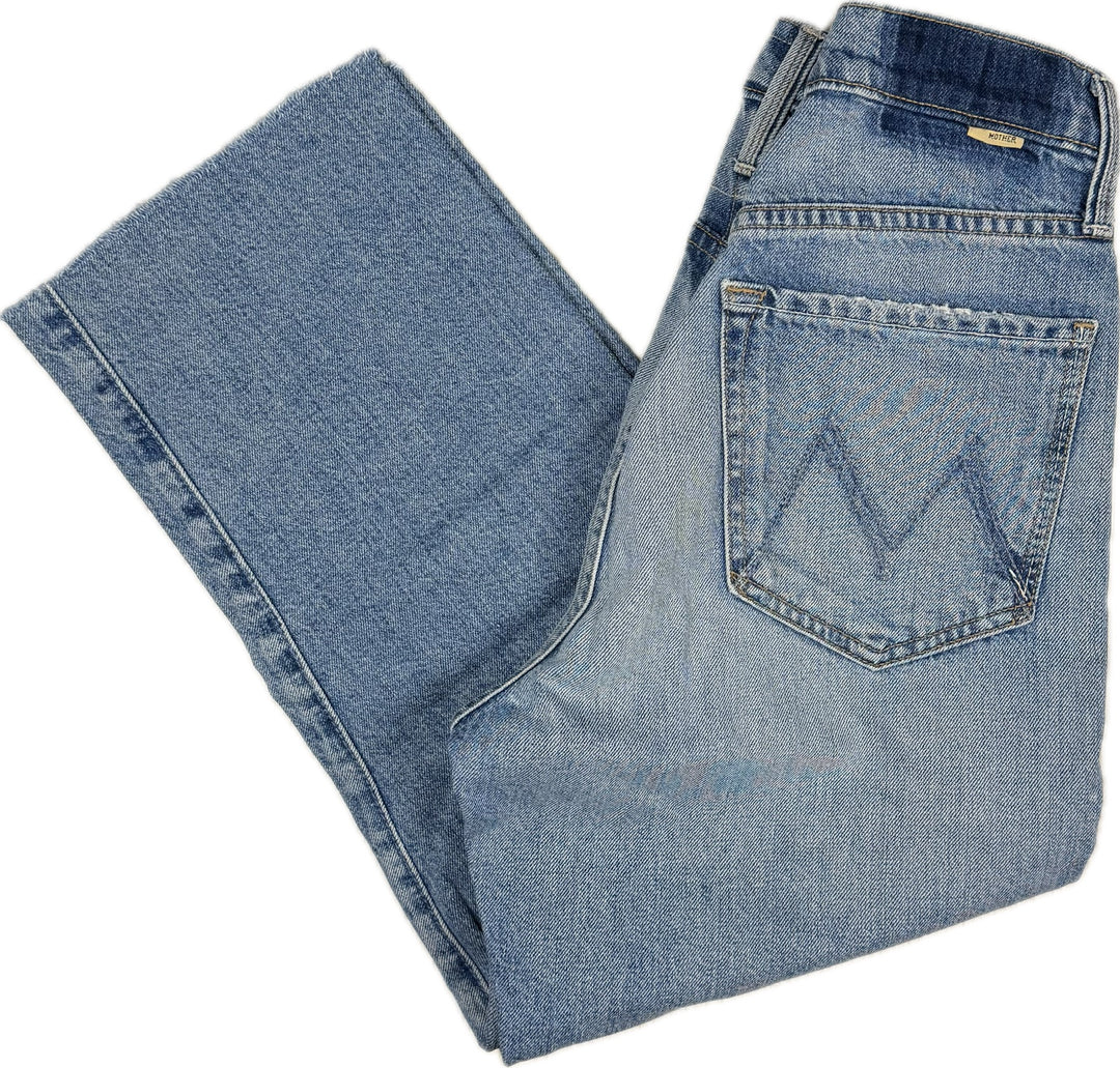 Mother 'The Huffy Flood' Fray Crop Jeans - Size 26