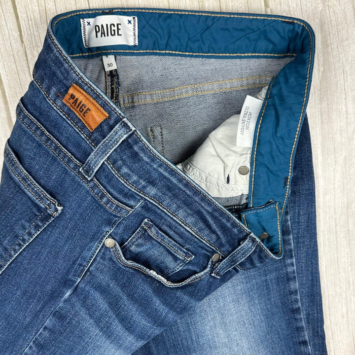Paige Denim 'Hoxton Ultra Skinny' Jeans - Size 30