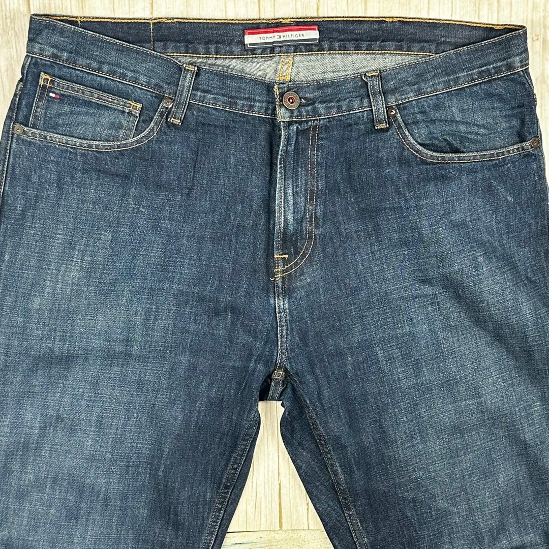 Tommy Hilfiger Mens 'Straight' Fit Classic Jeans  -Size 38